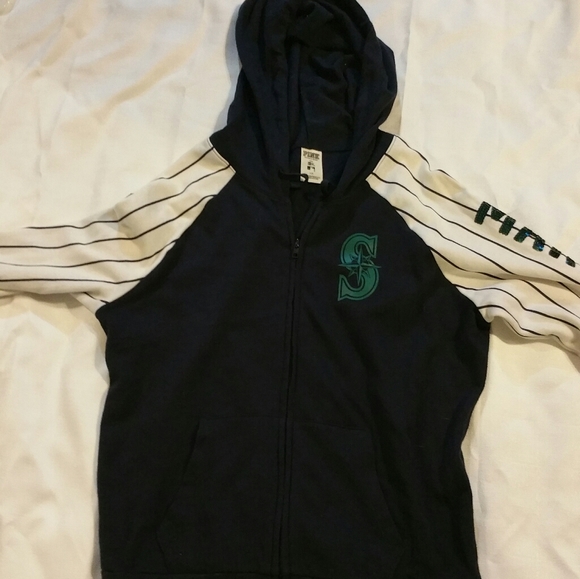 PINK Seattle mariner's zip up hoodie - Picture 4 of 4